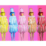 Clown Cosplay Costume Role Playing Team Tour Performance Clothes Carnival Party Amusement Park Rave Outfit Dancer Stage Wear