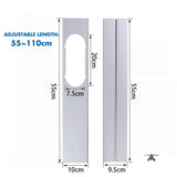 Newest Portable Window Kit Slide Plate Adjustable  Adaptor Wind Shield Exhaust Hose Tube Connector Air Conditioner Accessories