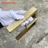 Glass door handle stainless steel wooden door handle shower bathroom accessories(SJ-3046)