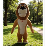 Cartoon Doll Giant Lion Inflatable Mascot Costume Animal Role Playing Lion Theme Stage Performance Wedding Celebration Costume