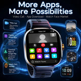 5G/4G Smart Watch 2.40 inch AMOLED 900W Camera HD Video Call 2100mah Battery GPS WIFI Google APPS Download Smartwatch Android 10