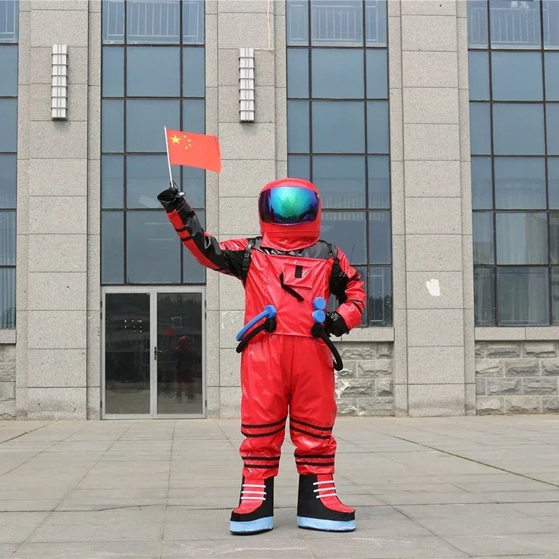 **Simbok High Quality Space Mascot Costume Astronaut Suit Halloween Birthday Party With Backpack Glove Shoes Free ShippingN“”