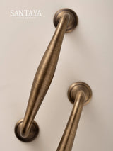 Santaya Antique Brass Furniture Handles and Knobs Bronze Wardrobe Pulls Cupboard Door Knob Retro Brass Kitchen Cabinets Handles