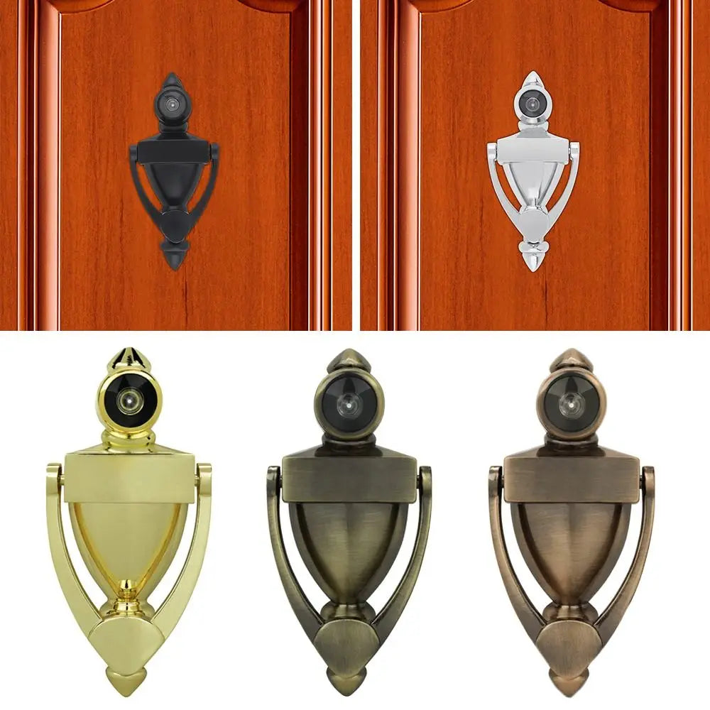 Zinc Alloy Door Knocker Peek Peep Holes 180 Degree Door Handle Peep Holes Door Hardware Security Door Viewers Home Decoration
