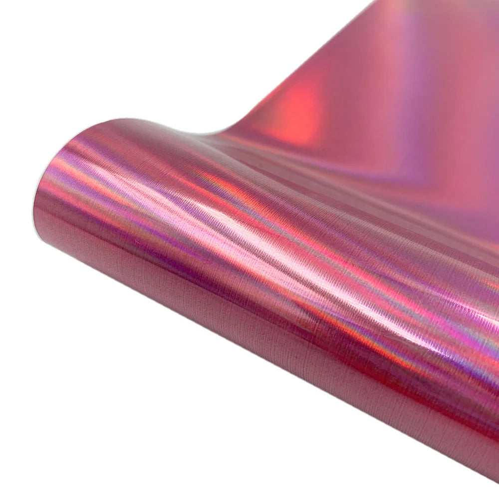 20x50cm Glitter/Laser Metallic/Holographic Rainbow/Sequins/Stripe Heat Transfer Vinyl Film Iron on T-shirts Hat Decor For cut
