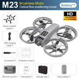 New M23 Drone 8K HD Dual Camera Aerial Photography 5G WIFI GPS Brushless Motor Optical Flow Obstacle Avoidance 3 Battery UAV