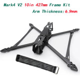 Mark4 V2 10inch 427mm Frame F722 Flight Control 60A ESC 3115 900KV Motor 1050 Propeller Camera VTX Receiver Antenna for FPV Done