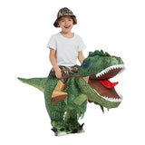 Latest hot selling inflatable riding type Tyrannosaurus rex costume adult Halloween Cosplay party costume funny animal theme