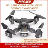 New P11 Max GPS drone 8K HD 5G professional aerial photography dual camera obstacle avoidance brushless quadcopter 20000M 2026