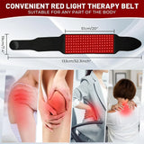 NEW 140PCS LED Red Light Therapy Belt Infrared Light Therapy Wrap660nm&850nm for Body with Timer Back Shoulder Waist Pain Relief