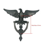 1pcs Zinc Alloy Antique  European Style Eagle Head Door Knocker Door Knockers Home Decor Ring Furniture Handle Hardware