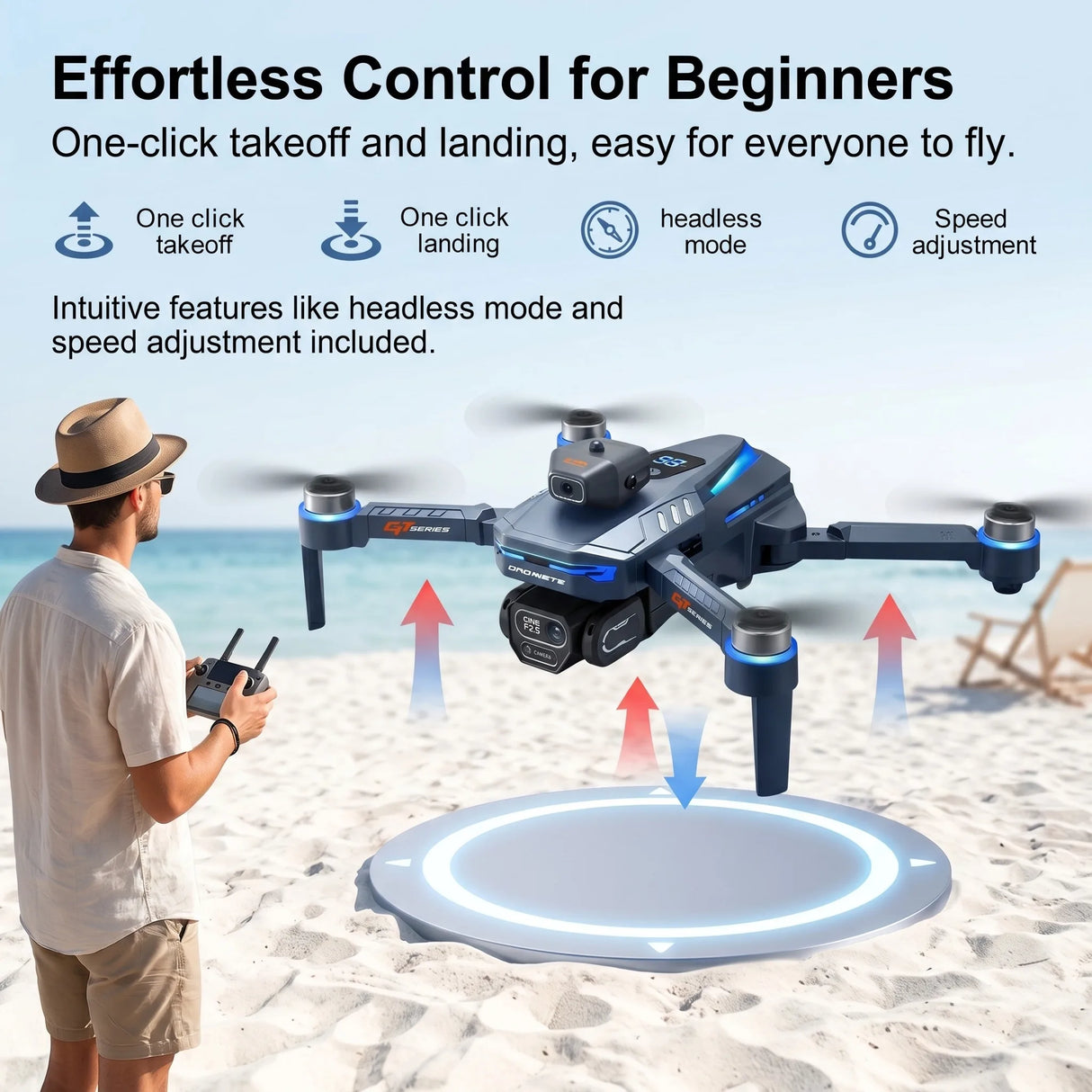 New GT8 MAX RC Drone 4K Professional Dual Camera FPV GPS Brushless Motor Optical Flow Hovering Folding Quadcopter 4k 8K RC Drone