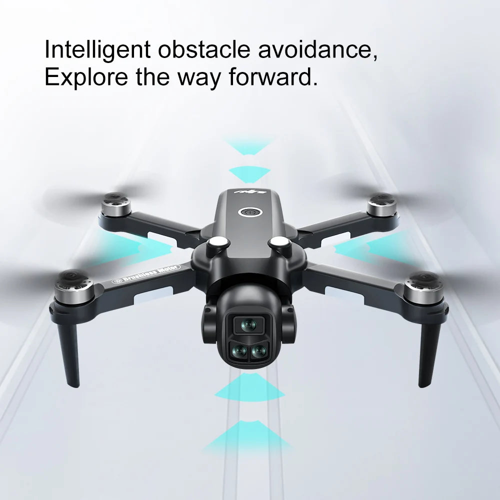Lenovo V156 MAX 8K Drone with Screen Remote Control Brushless ESC  4K HD Dual Camera GPS drone  Quadcopter Avoidance Gift