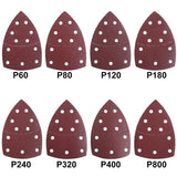 10/20/40 PCS 11Holes Mouse 40-2000 Grits Paper Detail Sanding Sander Sander PSM Triangular Sandpaper Detail Multi