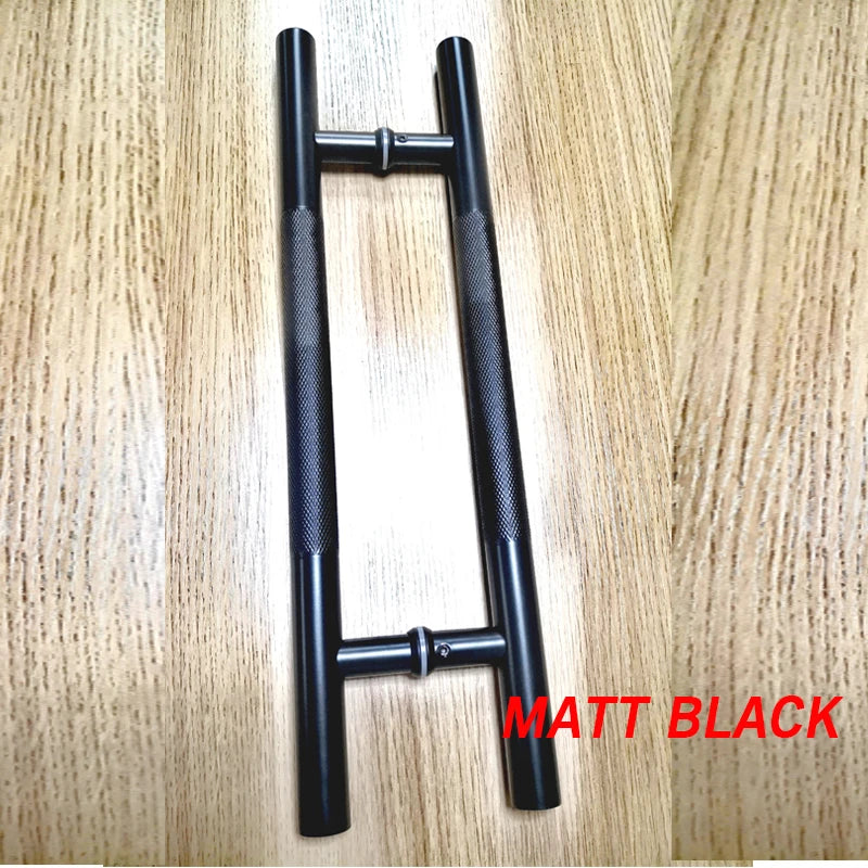 Luxury knurled door handle  stainless steel  304 wooden door glass door aluminum door pull handle door hardware