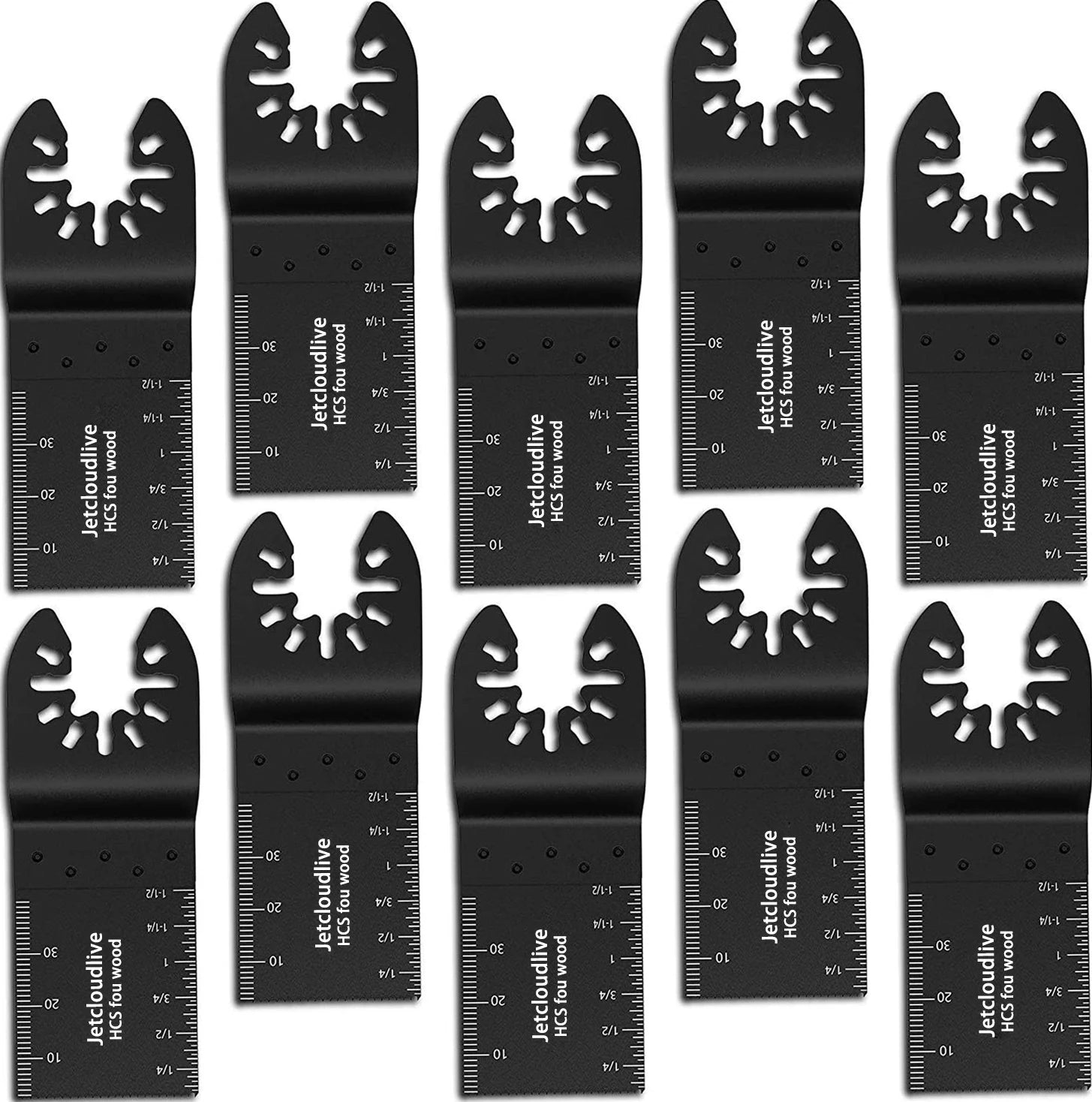 10/60/100Pcs Oscillating Saw Blade Multi Tools Blades Multi-Function Renovator Cutter Blade For Wood Metal Fast Cutting Blade