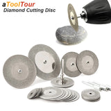 Diamond Cutting Disc Wheels Rotary Tool Circular Saw Blade for Dremel Mini Drill Mandrel Cutoff Wood Stone Plastic Glass Tile