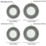 {Summer2} 22/24cm Heat-resistant Silicone Induction Protect Mat Cooktop Anti-Scratch Pad For Induction Stove Air Fryer Liners