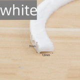 5/10M Self-adhesive Aluminum Alloy Door and Window Sound Insulation Wind Protection Collision Prevention Dust Sealing Strip