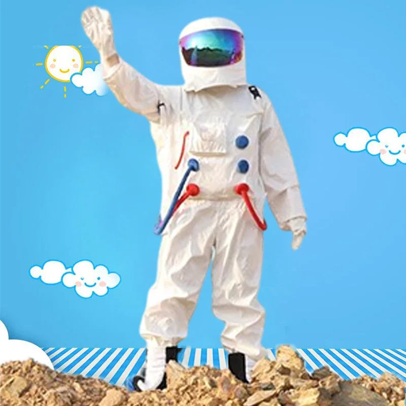 2024 Multiple Colors Astronaut Cosplay Party Costumes for Adult Garment Space Suit Birthday Easter Purim Carnival Helmet