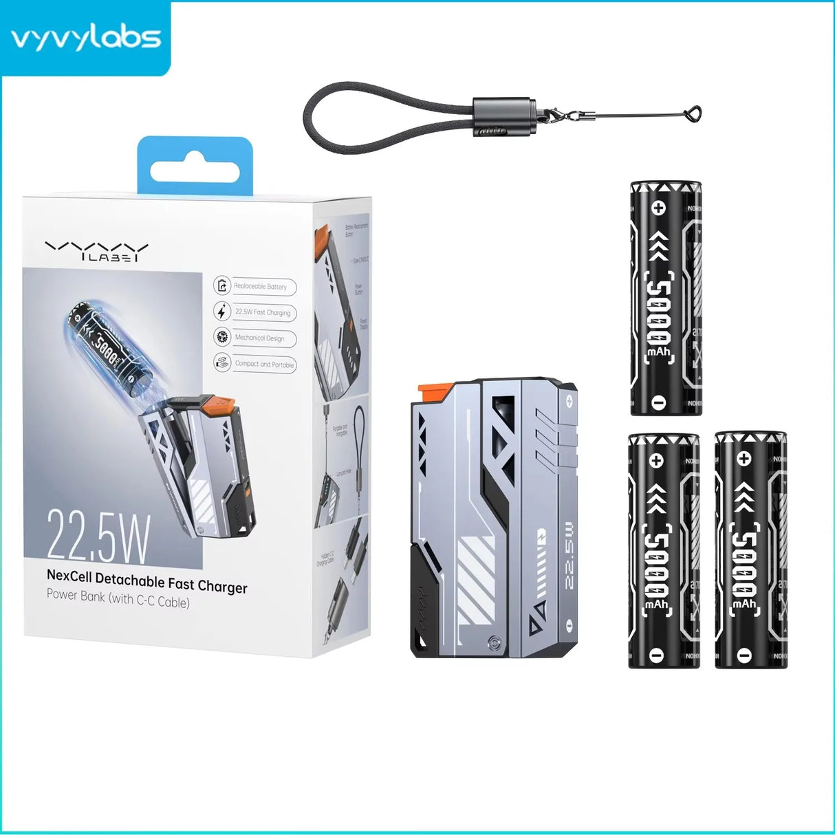 30000mAh portable power bank 5W fast charging
