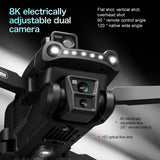 Lenovo V198MAX Foldable Quadcopter 8K HD Dual Camera 50X Zoom 90° Remote Control Angle Intelligent Obstacle Avoidance Brushless