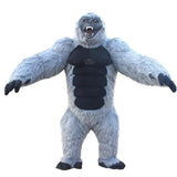 Giant Plush Polar Bear Inflatable Costume Street Funny Teddy Bear Mascot Costume Birthday Party Cosplay Suits Funny Props