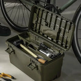 Complete Tool Box Storage Organizer Hardware Parts Tool Box Double-layer Camping Tools Case Portable Carry Case Professional