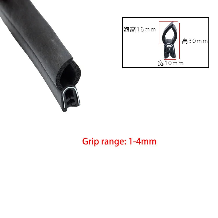 1/3meter Door Edge Guard Rubber Sealing Strip U Type Hardwearing Car Ship Dustproof Trim Soundproofing Waterproof Sealings Parts