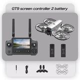 Lenovo GT9 Drone GPS Foldable Quadcopter Display Dual Lens 2.4G WiFi Optical Flow Positioning Powerful Brushless Motor HD Aerial