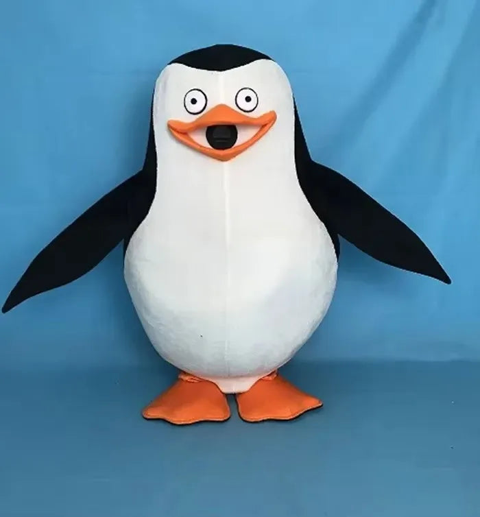 New Madagascar Penguin Mascot Costume Fancy Dress Halloween Anime Doll Cosplay Clothing Birthday Party Carnival Props Adult Gift