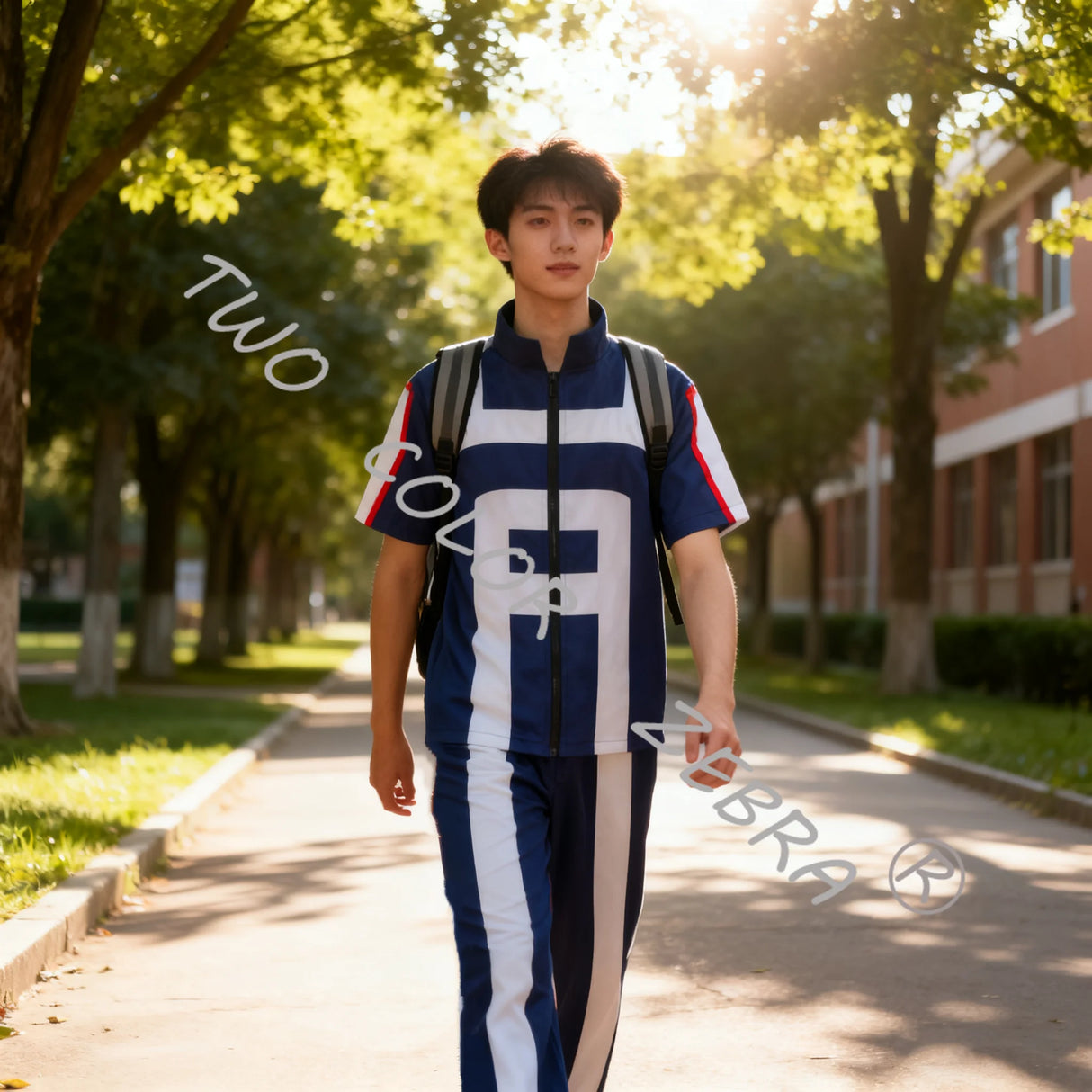 Anime My Hero Academia Cosplay School Gym Sport Suit Costume for Men Women Uniform T-shirt Pants Gymnastics Set for Roleplay