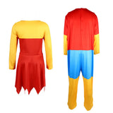 Simpsons Animation Same Style Jumpsuit Cosplay Costume Stage Performance Costume Cos