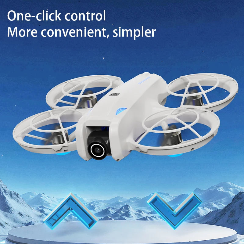 L105 PRO Mini Drone 8K HD Dual Camera Brushless Optical Flow Positioning UAV LCD Remote Control Quadcopter Children RC Toy Gifts