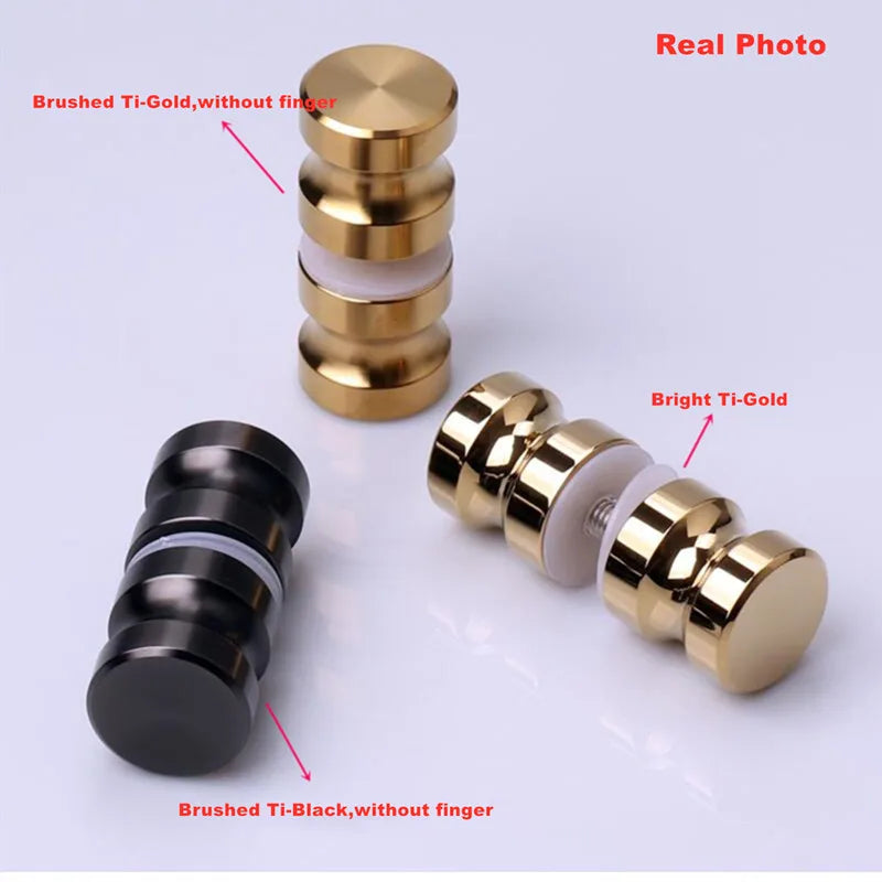 Full solid 304 stainless steel single-hole glass door handle(XYLS-050)