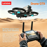 Lenovo GT9 GPS 8K Beginners Drone with 4.3"Screen 4K Control Remote Electric Lens HD Dual Camera Optical Flow positioning Hover