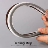 10/5Meters Brush Strip Self Adhesive Door Window Sealing Strip Home Door Window Sound Insulation Seal Film Door Weather Strip
