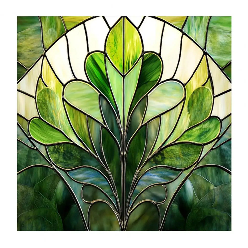 Stained Glass Static Window Privacy Film Sun Blocking Glass Cling Waterproof PVC Home Bathroom Window Covering Film Sticker