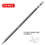 1pc T12 Soldering Iron tips Replacement Various models of Tip Electric Soldering Iron Tip T12- D4  D52 J02 JS02 BC3 CF4 KF KL