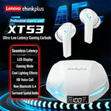 Lenovo GM2 PRO Bluetooth Headset for Game  5.3 Spoit Headset Dual Mode HD Call Noise Reduction Earbuds with Mic Music Earphories