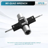 B49C FPV Drone Repair Tools 2.0Mm/2.5Mm Screwdriver M5 Square Wrench M5 Quad Wrench