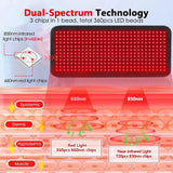 360LED Red＆Infrared Therapy Belt Body Wearable Wrap Large Heating Pad LED Beauty Devices For Face & Body Shoulder Joint Muscle