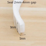 10/5Meters Brush Strip Self Adhesive Door Window Sealing Strip Home Door Window Sound Insulation Seal Film Door Weather Strip
