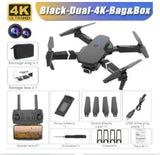 E88 Pro WiFi FPV Drone, Wide Angle, HD, 4K, 1080P Camera, Height Hold, RC, Foldable Quadcopter, Helicopter Toys, Gift, New