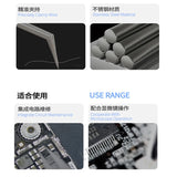 MECHANIC Aax-17 tin positioning tweezers for precise clamping of tin wire, non-slip and wear-resistant, made of stainless steel
