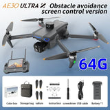 AE30 GPS Drone With 8K HD Camera 3-axis Gimbal Brushless Laser Obstacle Avoidance With  FPV RC Dron
