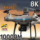 2026 KY102 Drone 8k HD Aerial Photography Dual Camera Brushless Quadcopter Obstacle Avoidance Optical Flow Aerial Rc Drone Gift