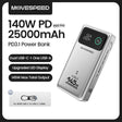 MOVESPEED 25000mAh portable power bank 140W fast charging