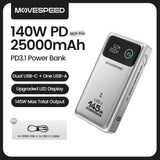 MOVESPEED 25000mAh portable power bank 140W fast charging