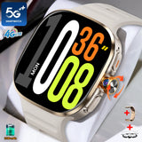 5G/4G Full Network Smart Watch 720*720 AMOLED 2100mah Battery 16GB+256GB RAM 900 Camera GPS WIFI Google APPS Download Smartwatch